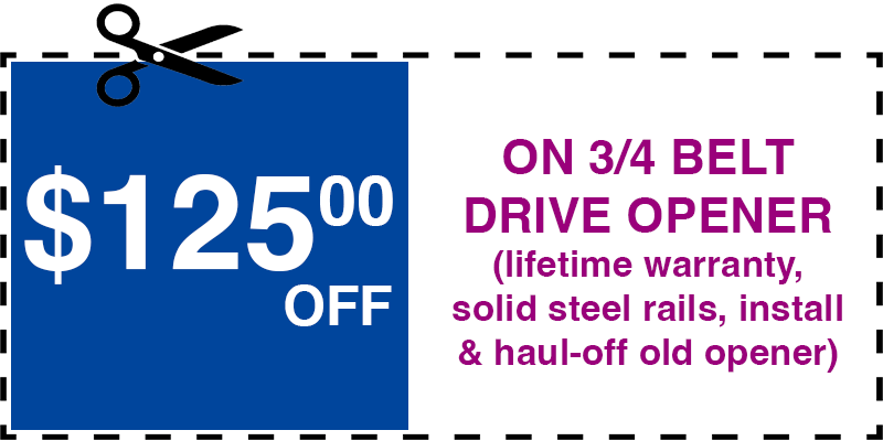 125 off garage door opener Bellerose