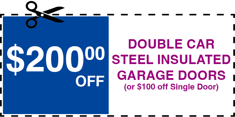 200 off garage door repair Bellerose