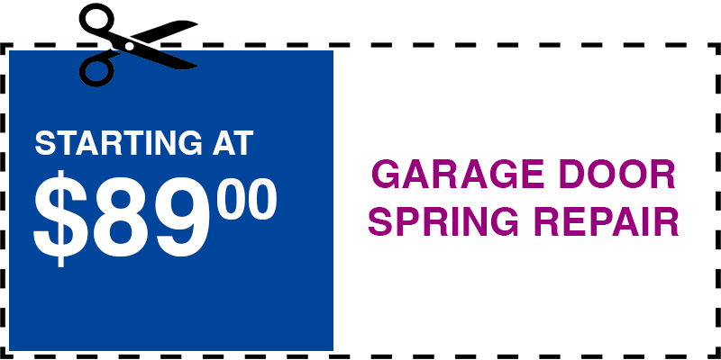 89 garage door SPRING repair Bellerose